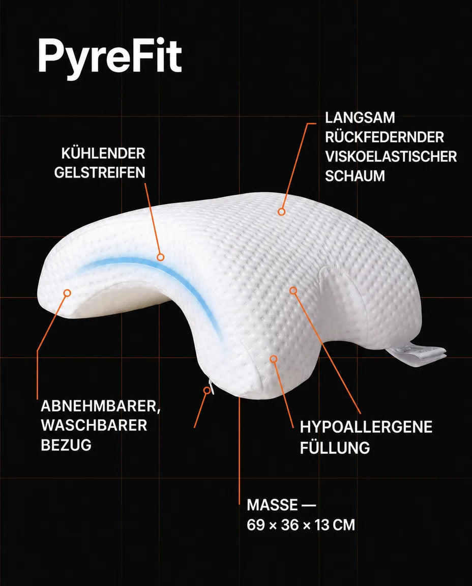 U-Shaped Side Sleeper Pillow – Full Body Pillow for Head, Back, Hips and Knees – product image 8