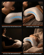 U-Shaped Side Sleeper Pillow – Full Body Pillow for Head, Back, Hips and Knees – product image 9