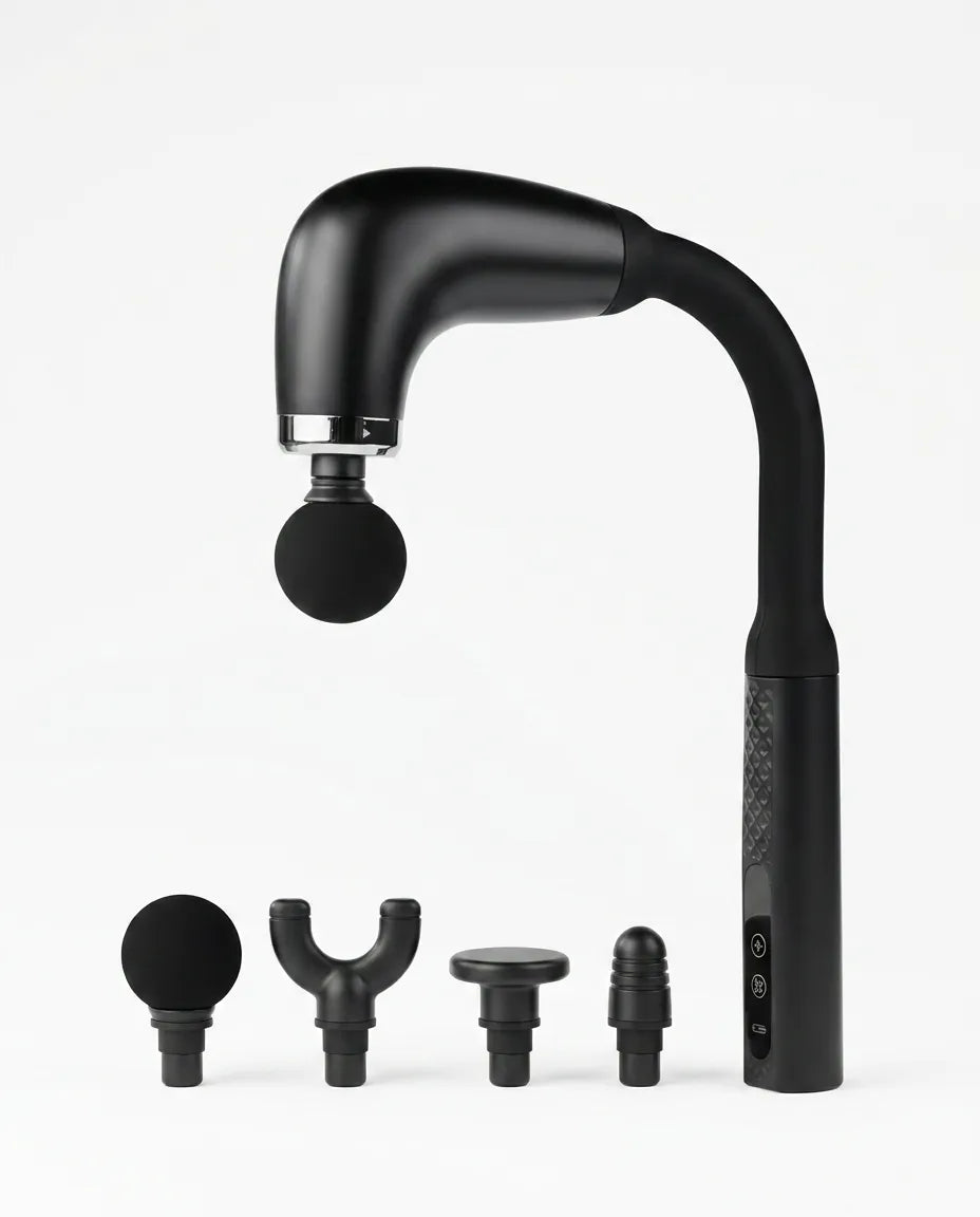 Massage gun with interchangeable heads – smart recovery for muscles and fascia – product image 1