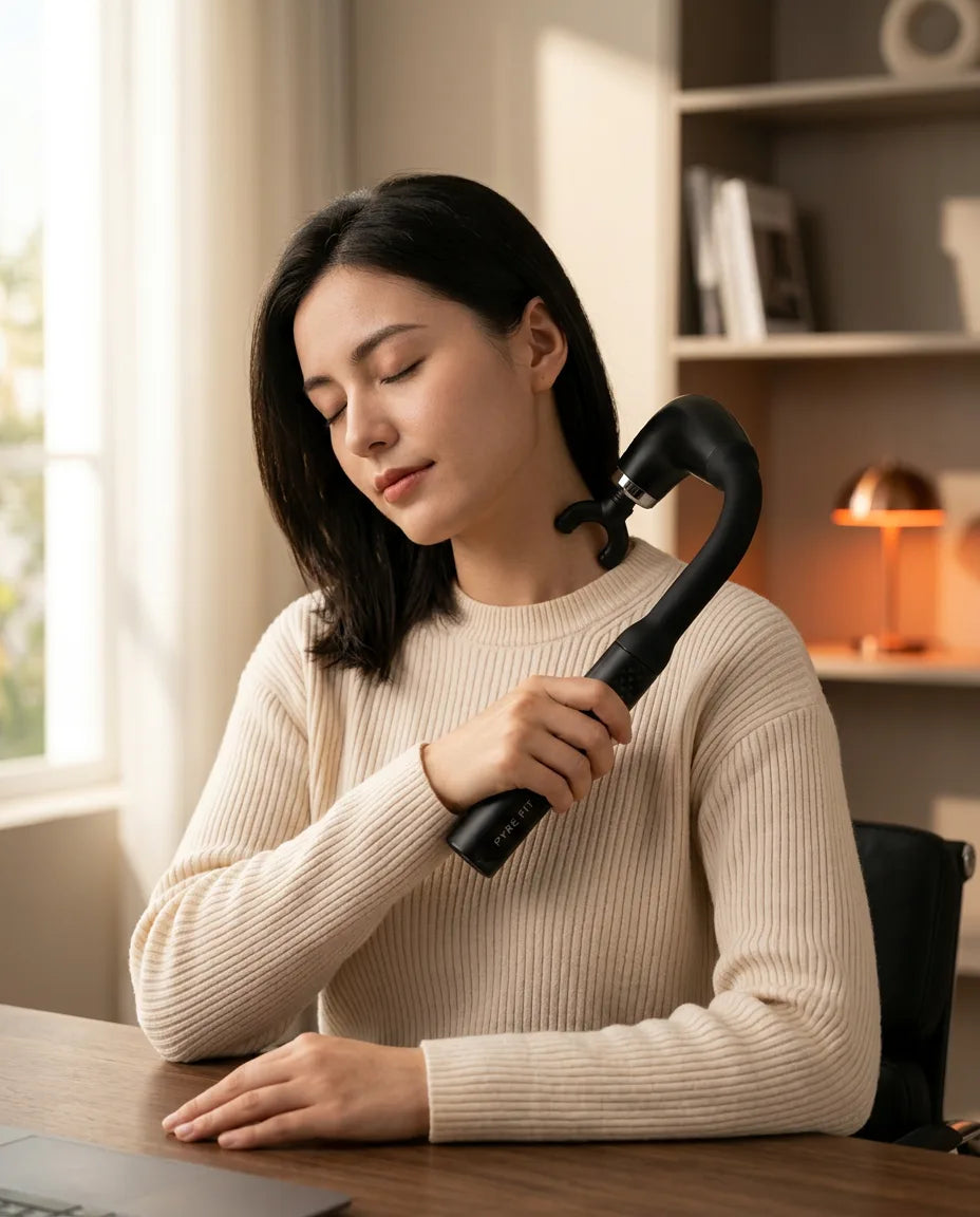 Massage gun with interchangeable heads – smart recovery for muscles and fascia – product image 3