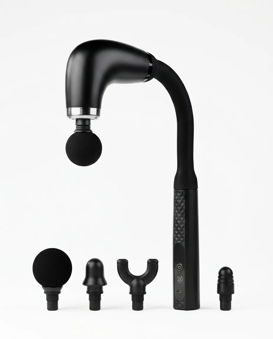 Massage gun with interchangeable heads – smart recovery for muscles and fascia – product image 9