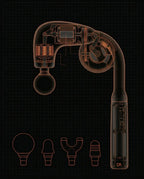 Massage gun with interchangeable heads – smart recovery for muscles and fascia – product image 12