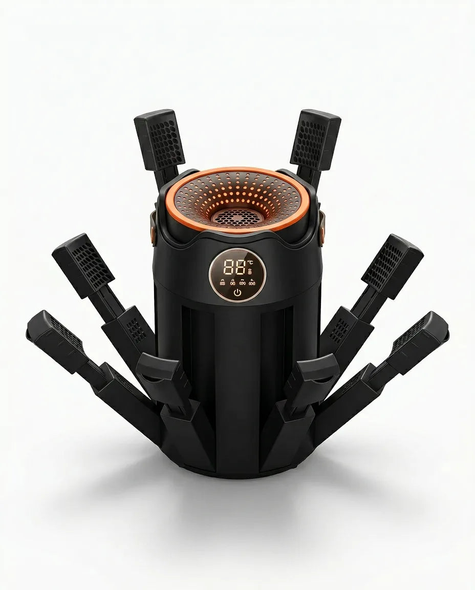 Shoe Dryer for Boots and Sneakers – Foldable with Six Arms for Several Pairs – product image 9