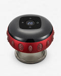 Red light cupping device with suction massage – red device with transparent suction head