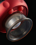 Red light cupping device with suction massage – underside with transparent suction head