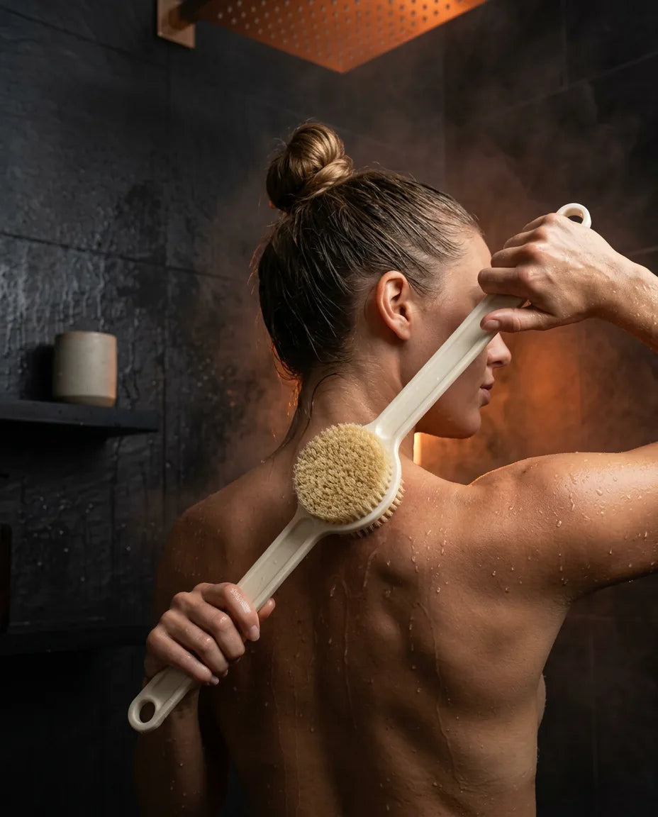 Soft-Bristle Body Brush – Gentle Exfoliation With a Long Handle for Your Back – product image 2