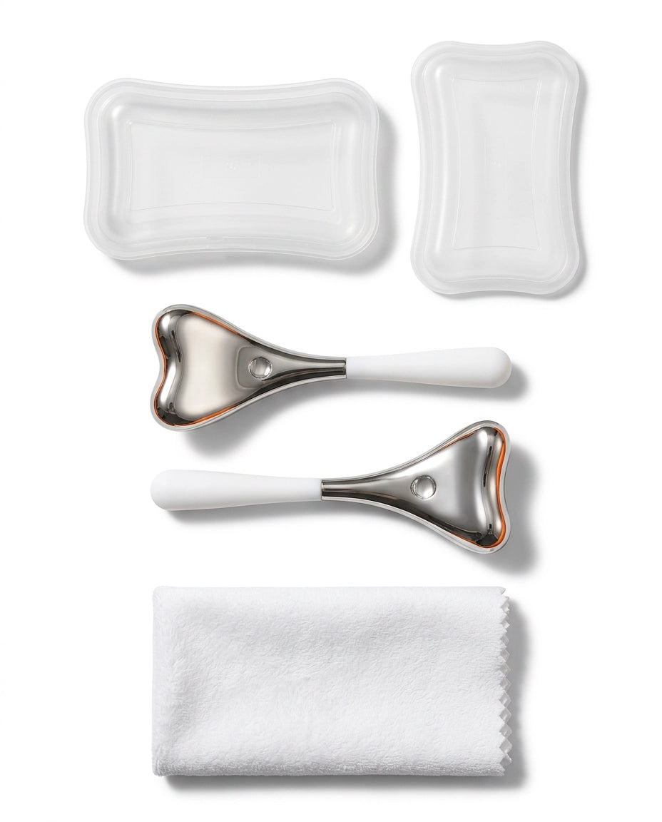 Bâtonnet de massage pour les yeux en acier inoxydable – rafraîchit le contour des yeux fatigués, sans électricité – image du produit 9