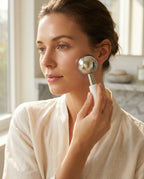 Stainless steel facial cooling globes – refreshing facial massage for puffiness – product image 2