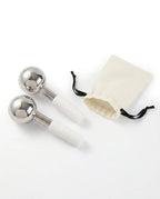 Stainless steel facial cooling globes – refreshing facial massage for puffiness – product image 8