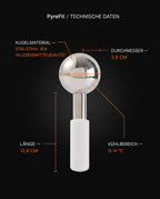 Stainless steel facial cooling globes – refreshing facial massage for puffiness – product image 9