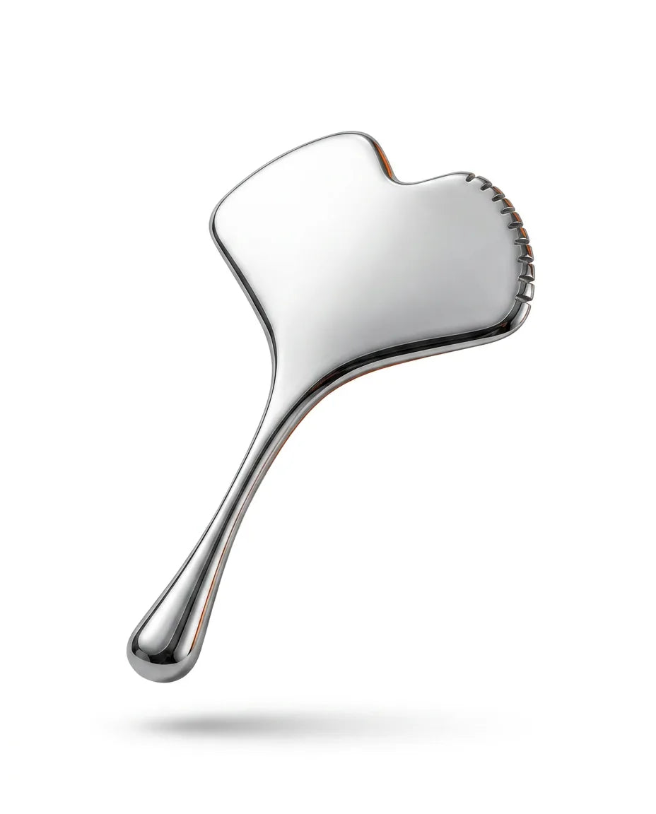 Stainless steel gua sha – a cooling facial massage for contouring – product image 1