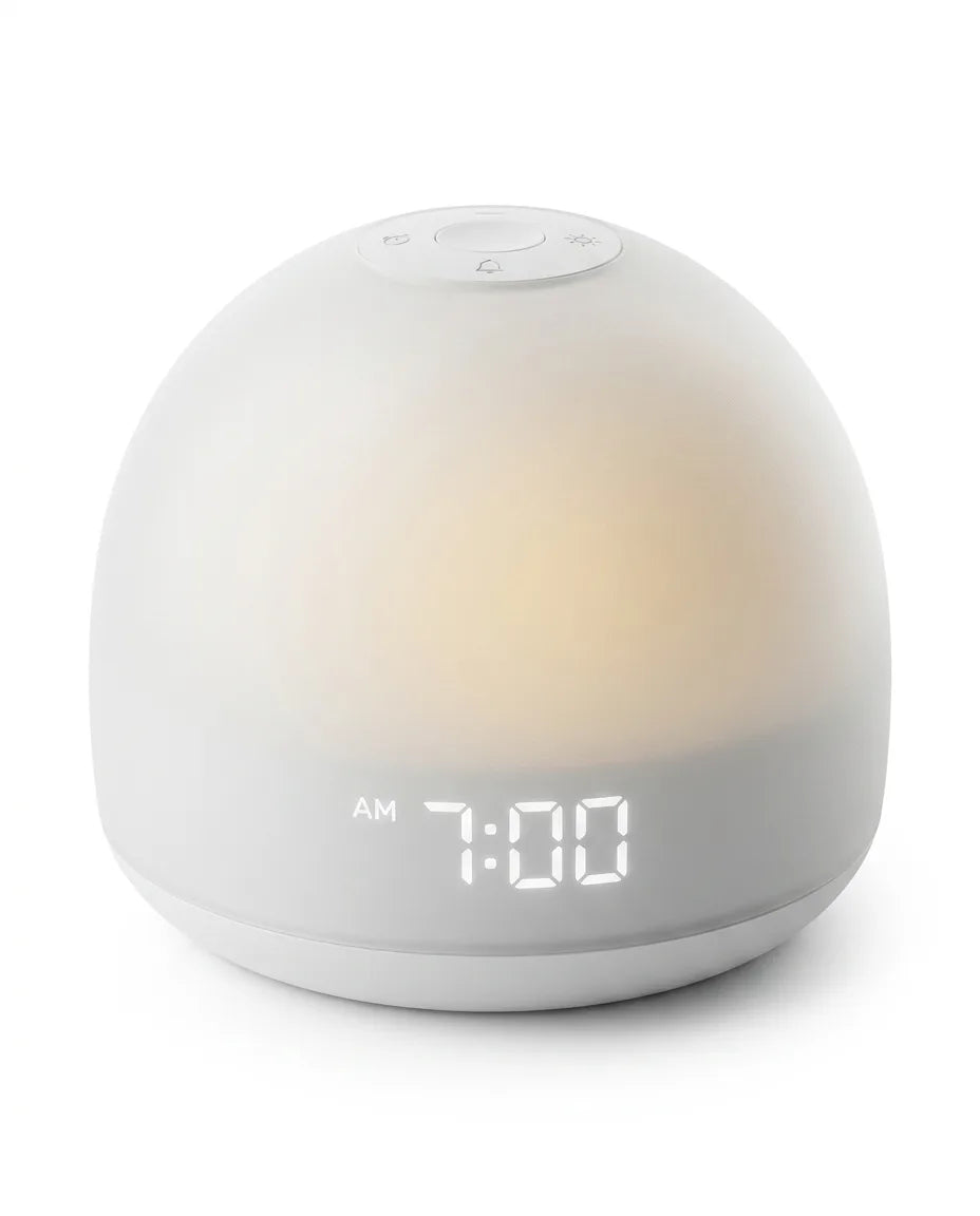 Réveil lumineux simulant le lever du soleil – réveil en douceur grâce à la lumière – image du produit 1