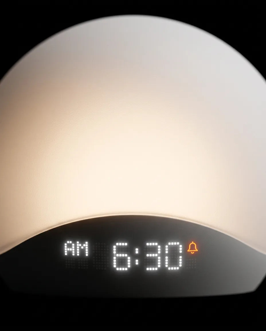 Réveil lumineux simulant le lever du soleil – réveil en douceur grâce à la lumière – image du produit 5