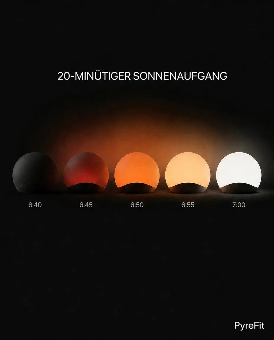 Sunrise alarm clock with light simulation – gentle wake-up with light – product image 11