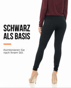 Black leggings with fleece lining – product view 5