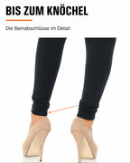 Black leggings with fleece lining – product view 7