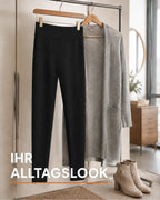Black leggings with fleece lining – product view 8