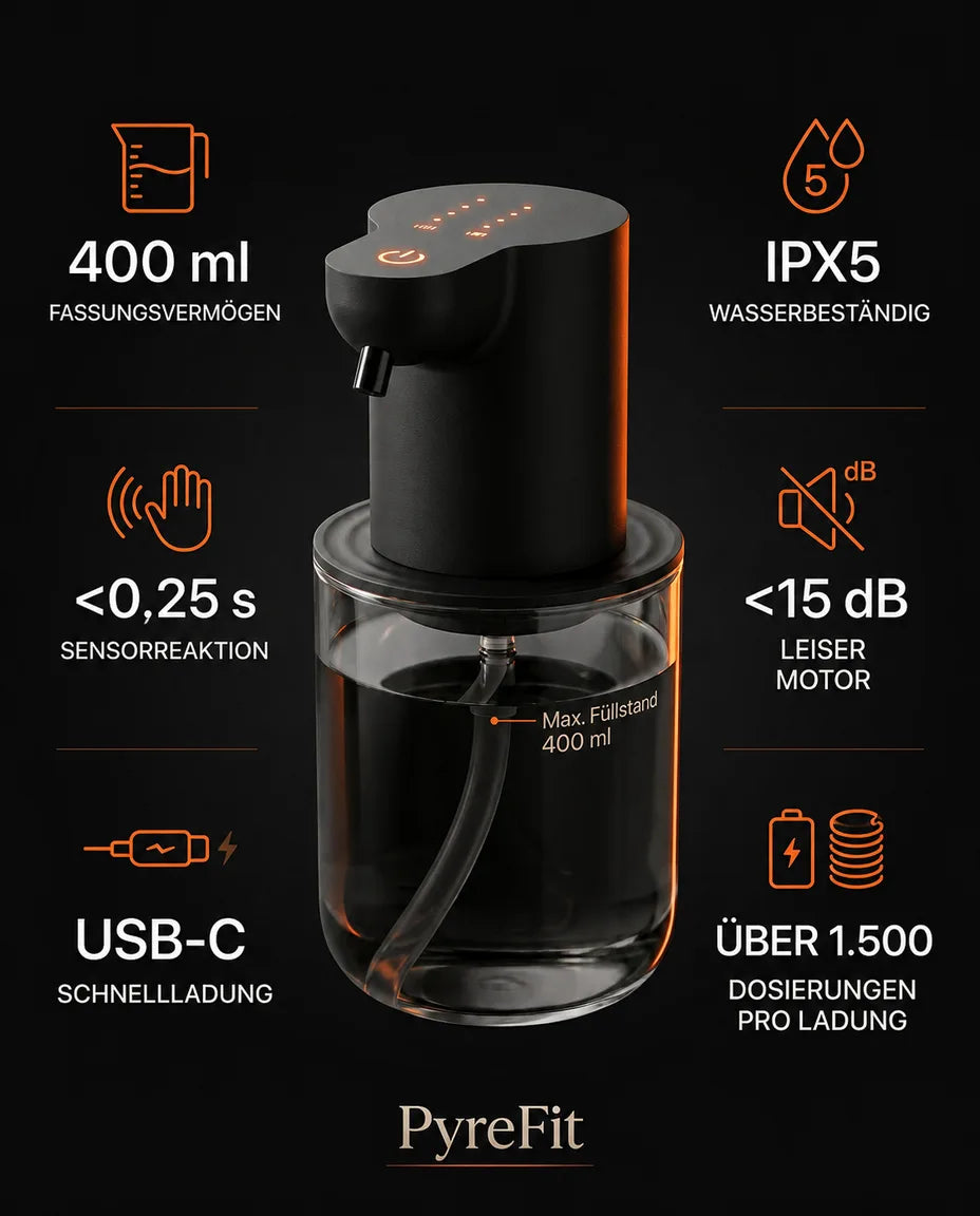 Automatic Sensor Soap Dispenser – Touchless Foam, USB Rechargeable – product image 8