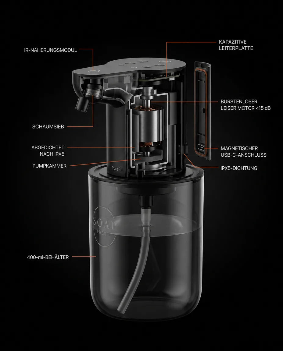 Automatic Sensor Soap Dispenser – Touchless Foam, USB Rechargeable – product image 13