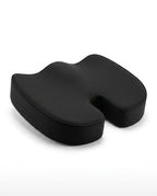 Coussin d'assise orthopédique en mousse à mémoire de forme – découpe pour le coccyx pour rester assis longtemps – image du produit 1