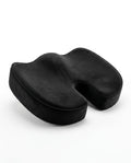 Coussin d'assise orthopédique en mousse à mémoire de forme – découpe pour le coccyx pour rester assis longtemps – image du produit 7