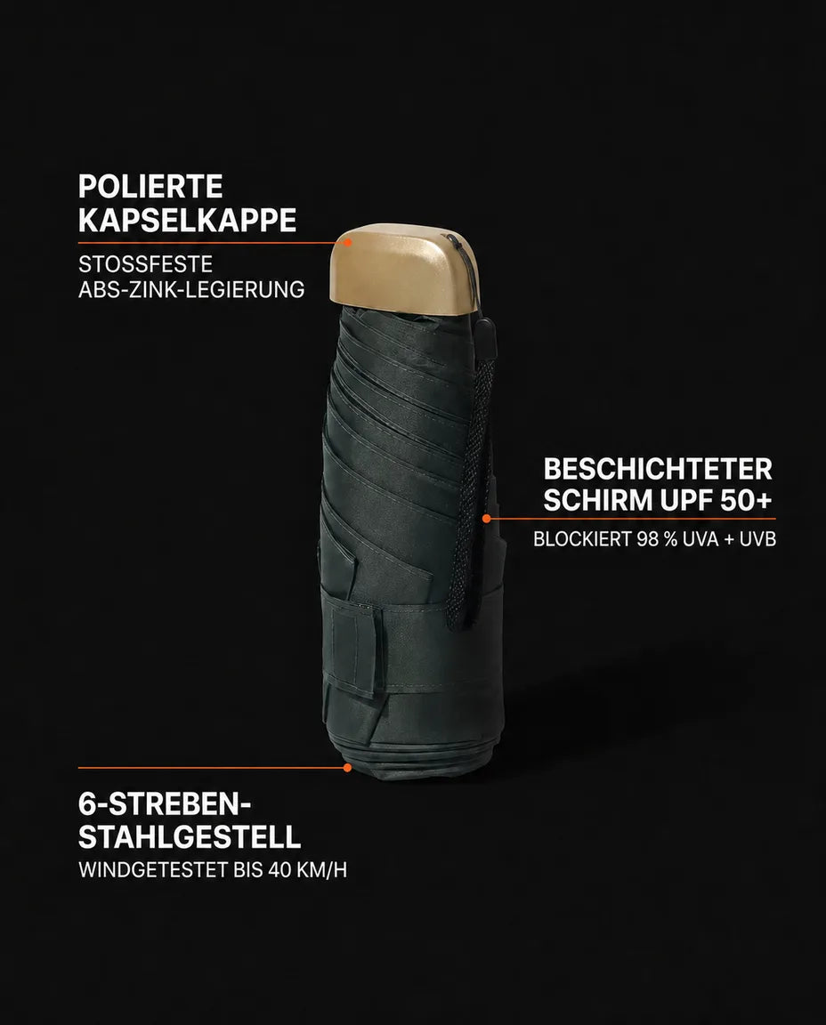 Compact umbrella with UV protection – a light companion for sun and rain on the go – product image 8
