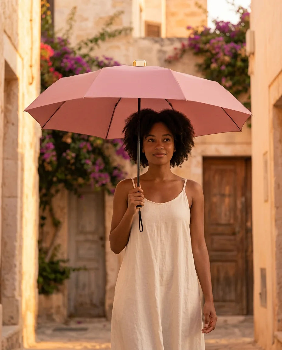 Compact umbrella with UV protection – a light companion for sun and rain on the go – product image 10