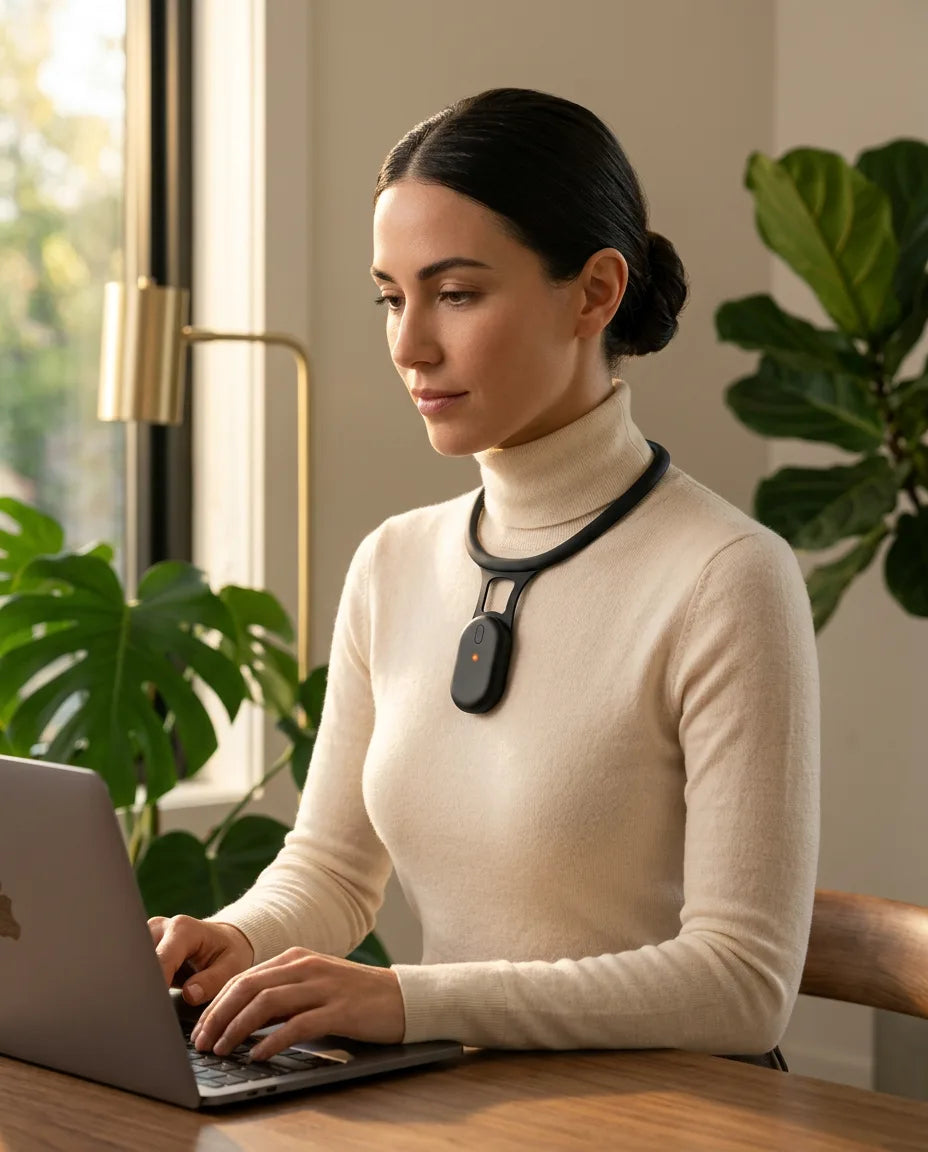 Posture trainer with vibration reminder – discreet help for sitting upright at your desk – product image 2