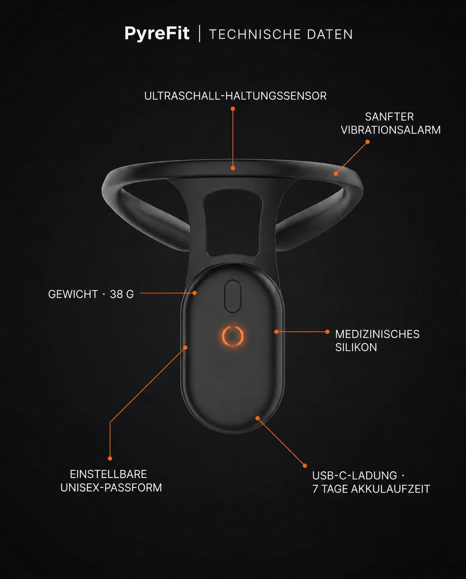 Correcteur de posture à rappel par vibration – aide discrète pour rester bien droit au bureau – image du produit 7