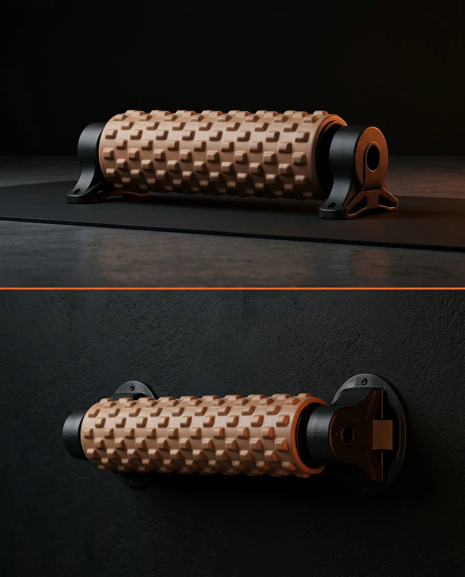 Wall-Mounted Foam Roller – Height-Adjustable Massage Roller for Back, Legs and Shoulders – product image 14