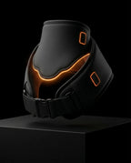 USB neck warmer – side-view diagram of the band