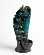 Ceramic Backflow Incense Burner – Waterfall Cone Burner for a Calm Atmosphere – product image 1