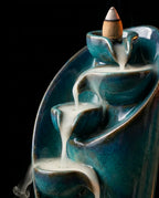 Ceramic Backflow Incense Burner – Waterfall Cone Burner for a Calm Atmosphere – product image 4
