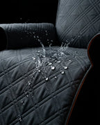 Housse de fauteuil inclinable imperméable à endos antidérapant – protection matelassée avec pochettes – image du produit 5