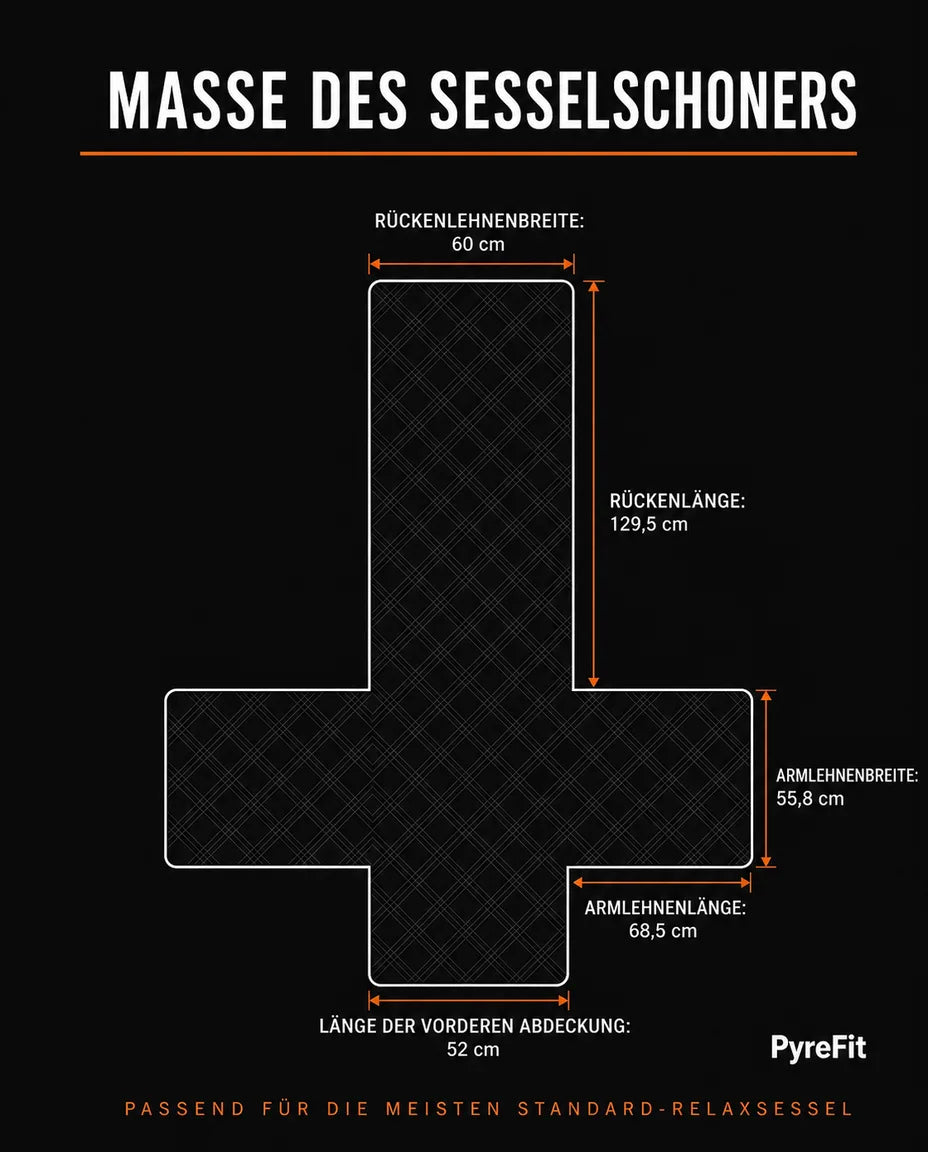 Housse de fauteuil inclinable imperméable à endos antidérapant – protection matelassée avec pochettes – image du produit 8