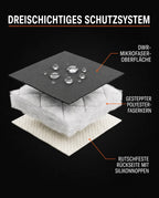 Housse de fauteuil inclinable imperméable à endos antidérapant – protection matelassée avec pochettes – image du produit 13