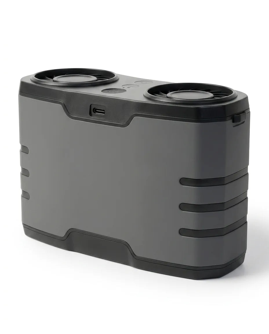 Wearable Neck Fan – Hands-Free Cooling with Two Fans for On the Go – product image 1
