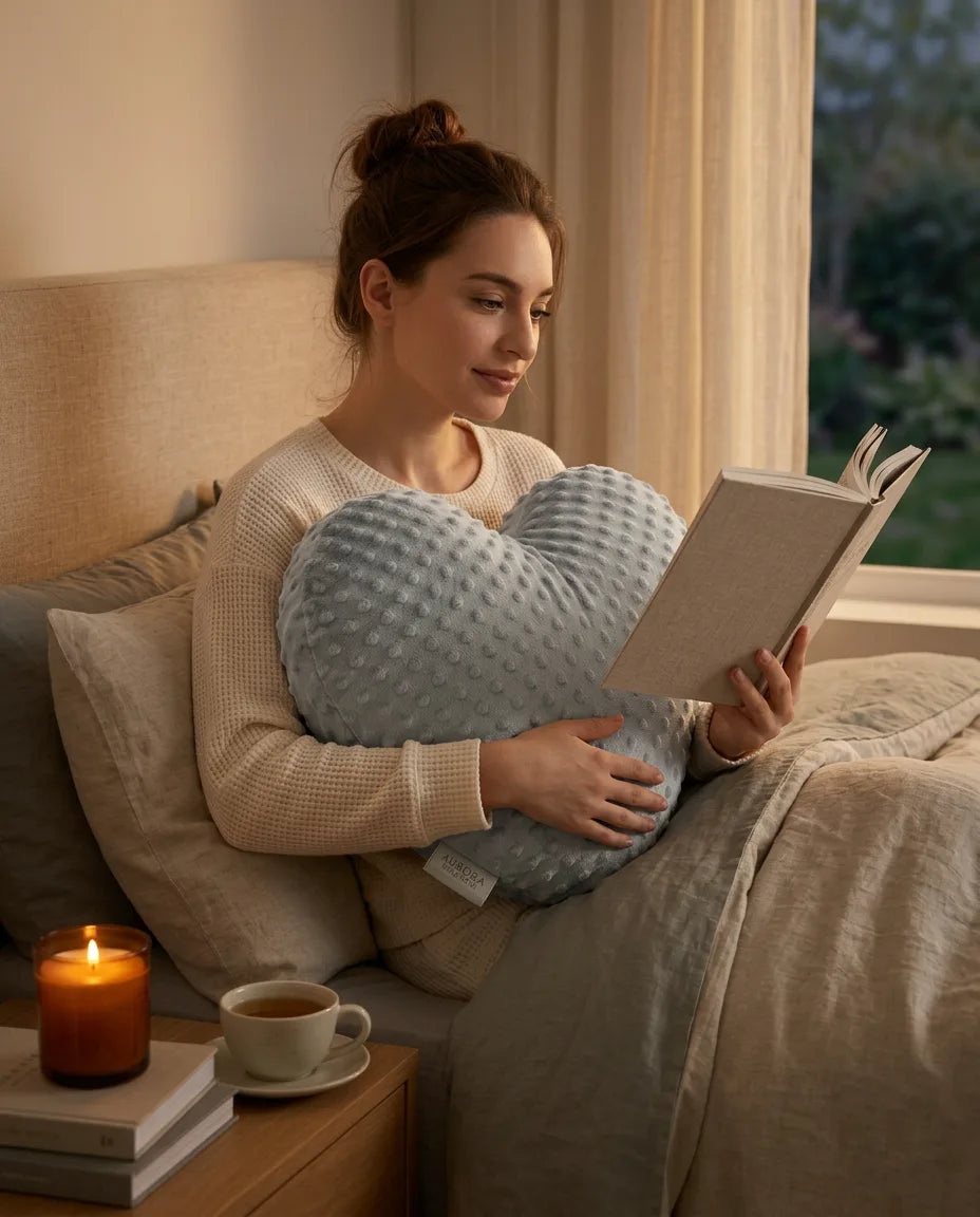 Coussin lesté pour la détente – pression douce pour des soirées plus calmes et un repos plus profond – image du produit 2