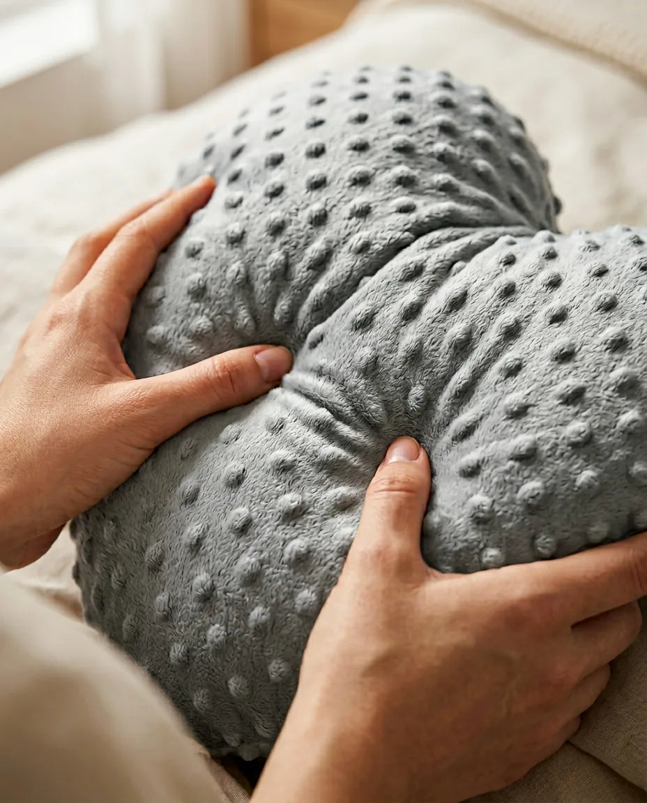 Weighted pillow for relaxing – gentle pressure for calmer evenings and deeper rest – product image 6