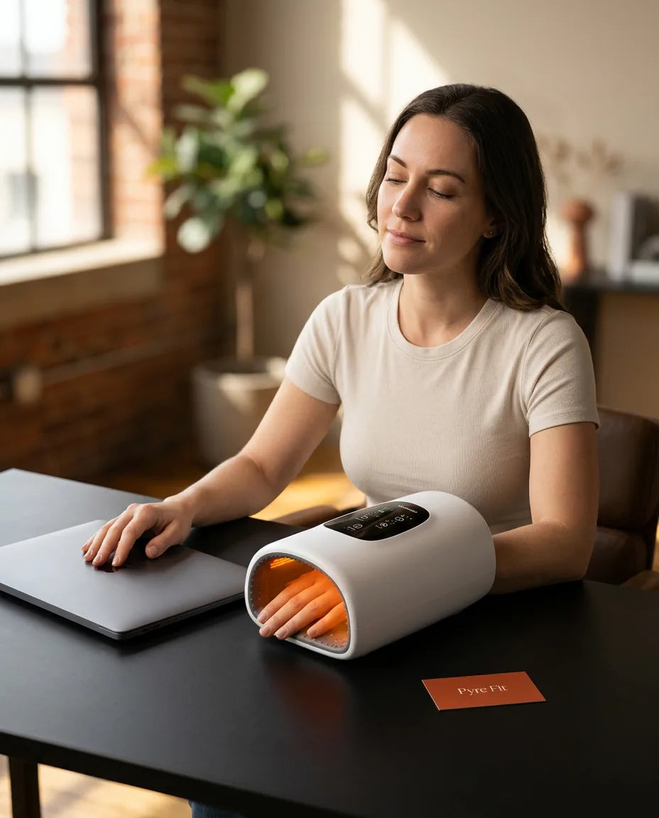 Cordless Heated Hand Massager – Air Compression Massage for Hands, Fingers and Wrists – product image 2