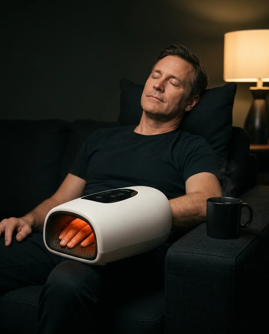 Cordless Heated Hand Massager – Air Compression Massage for Hands, Fingers and Wrists – product image 3