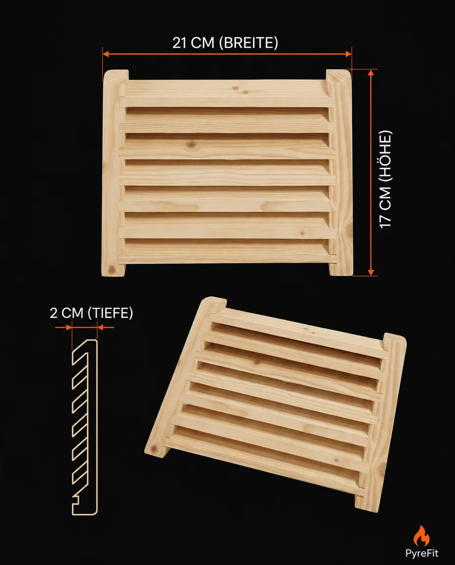 Wooden Sauna Vent Grille – Even Airflow in Your Sauna – product image 7