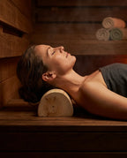 Appui-tête de sauna en bois – appui-nuque ergonomique pour sauna et spa – image du produit 3