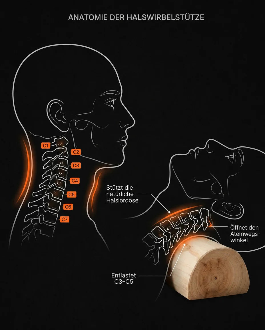 Appui-tête de sauna en bois – appui-nuque ergonomique pour sauna et spa – image du produit 11