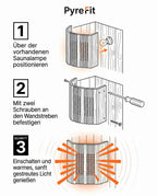 Wooden Sauna Light Shade – Warm Ambient Lighting – product image 10
