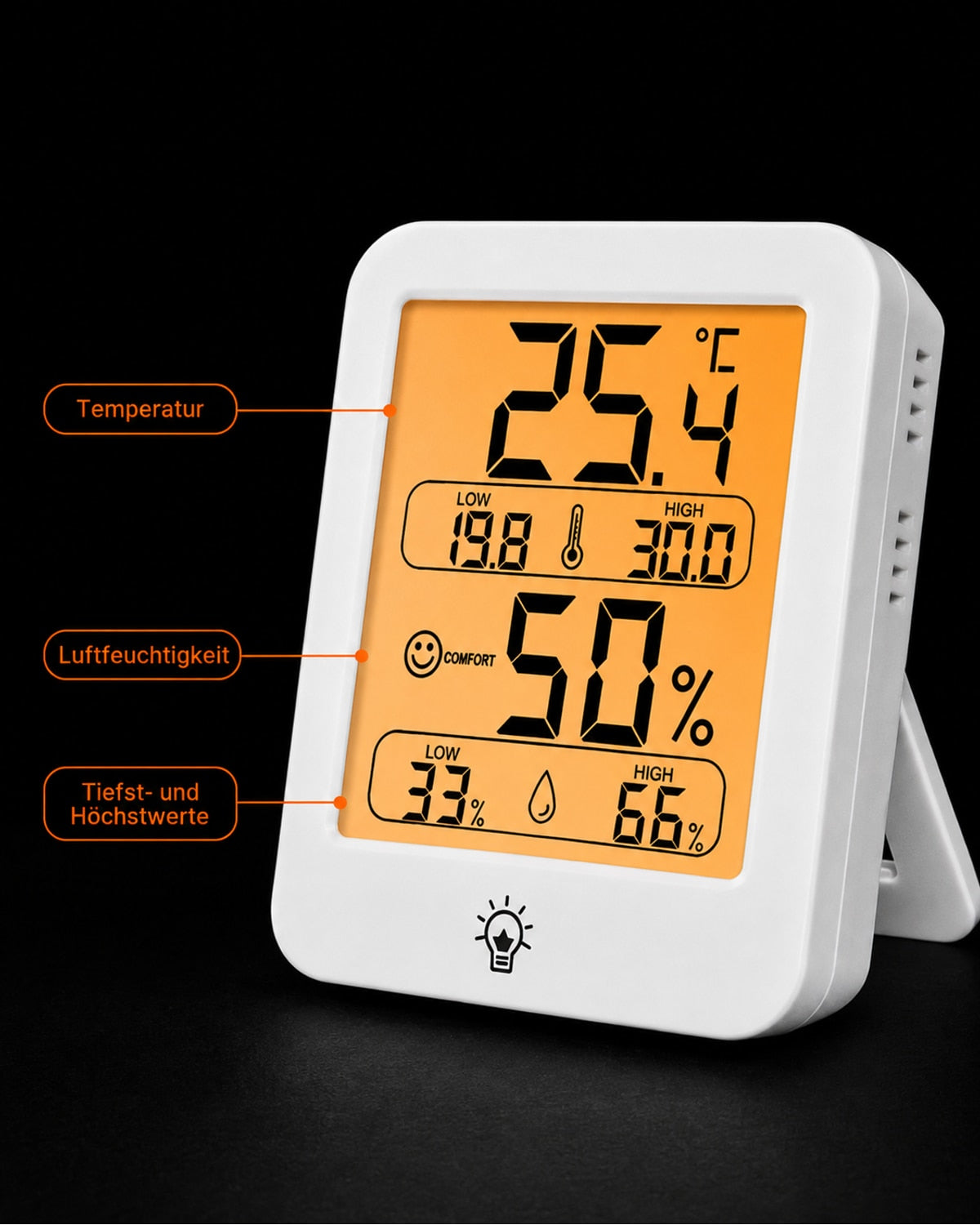 YZ6054 thermo-hygrometer – product view 4