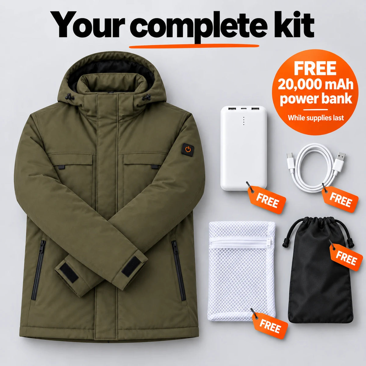 PyreFit Regaro – Men's Heated Parka