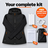 Complete Set: Transitor, 20,000 mAh power bank, charging cable, laundry bag and storage bag