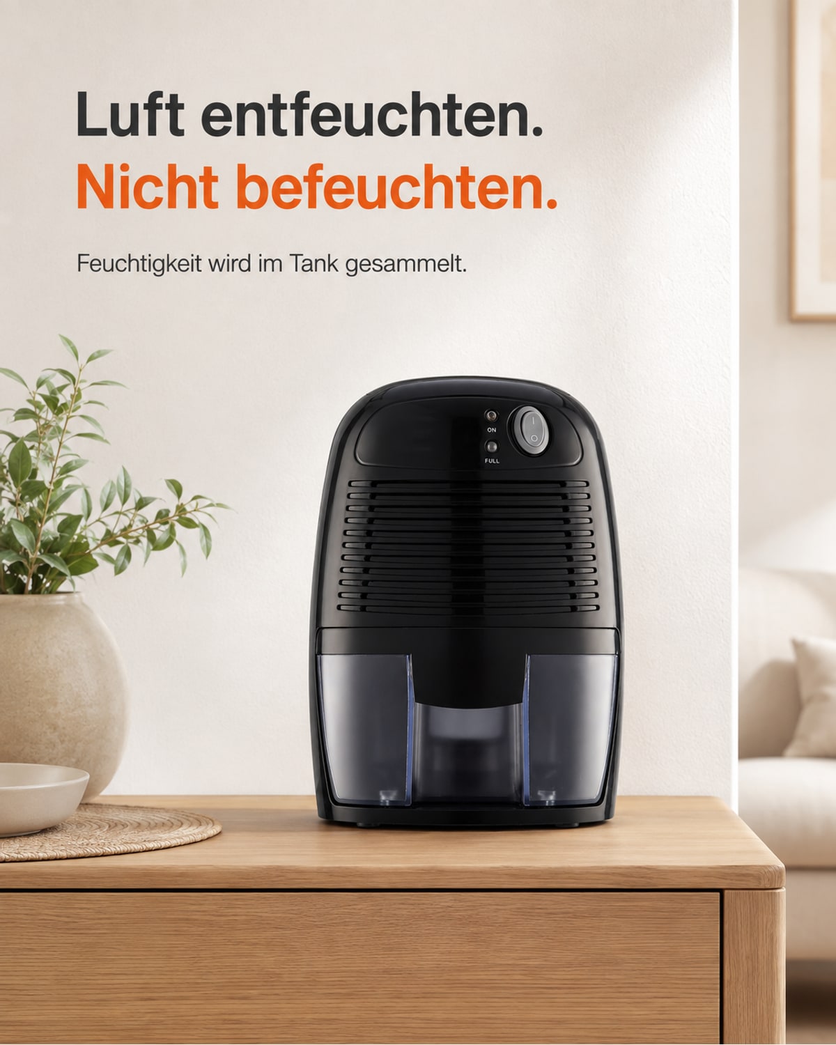 THANKSHARE mini dehumidifier – removes moisture instead of adding it