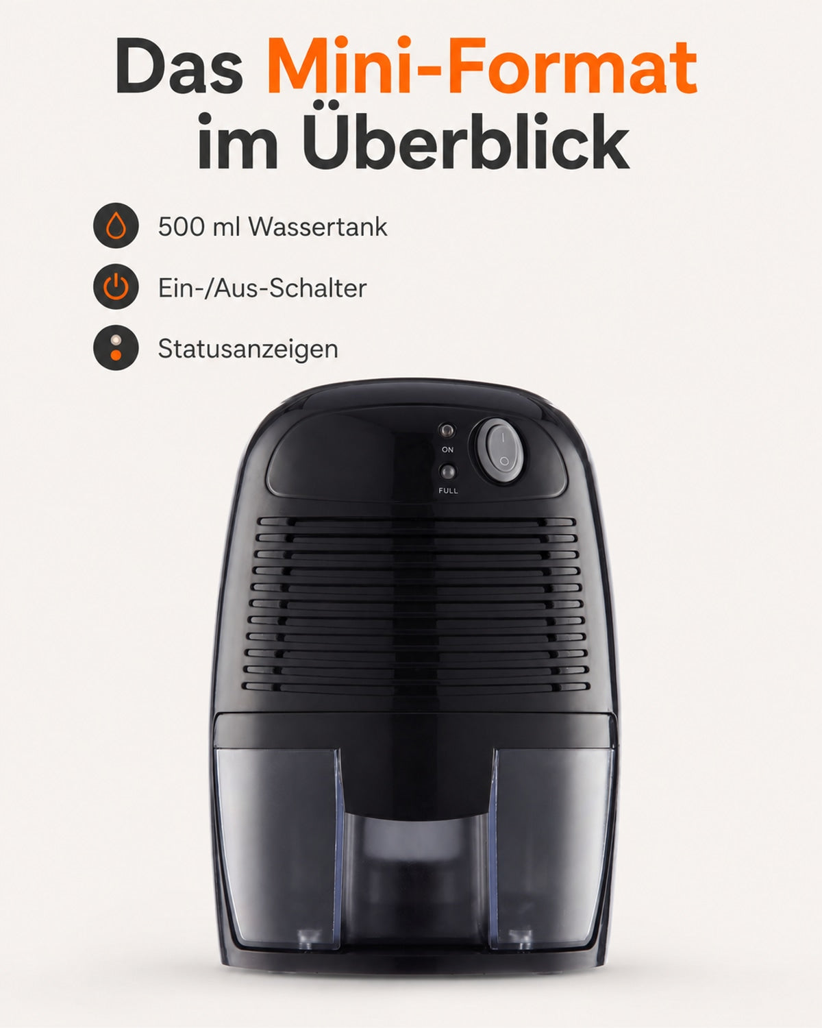 Mini-déshumidificateur THANKSHARE – caractéristiques en bref
